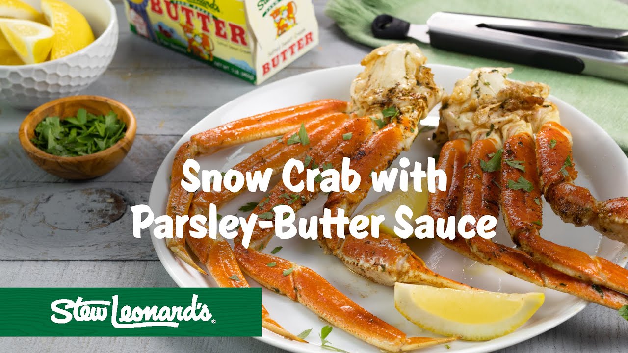 Snow Crab with Parsley-Butter Sauce | Quick Pan Sauce