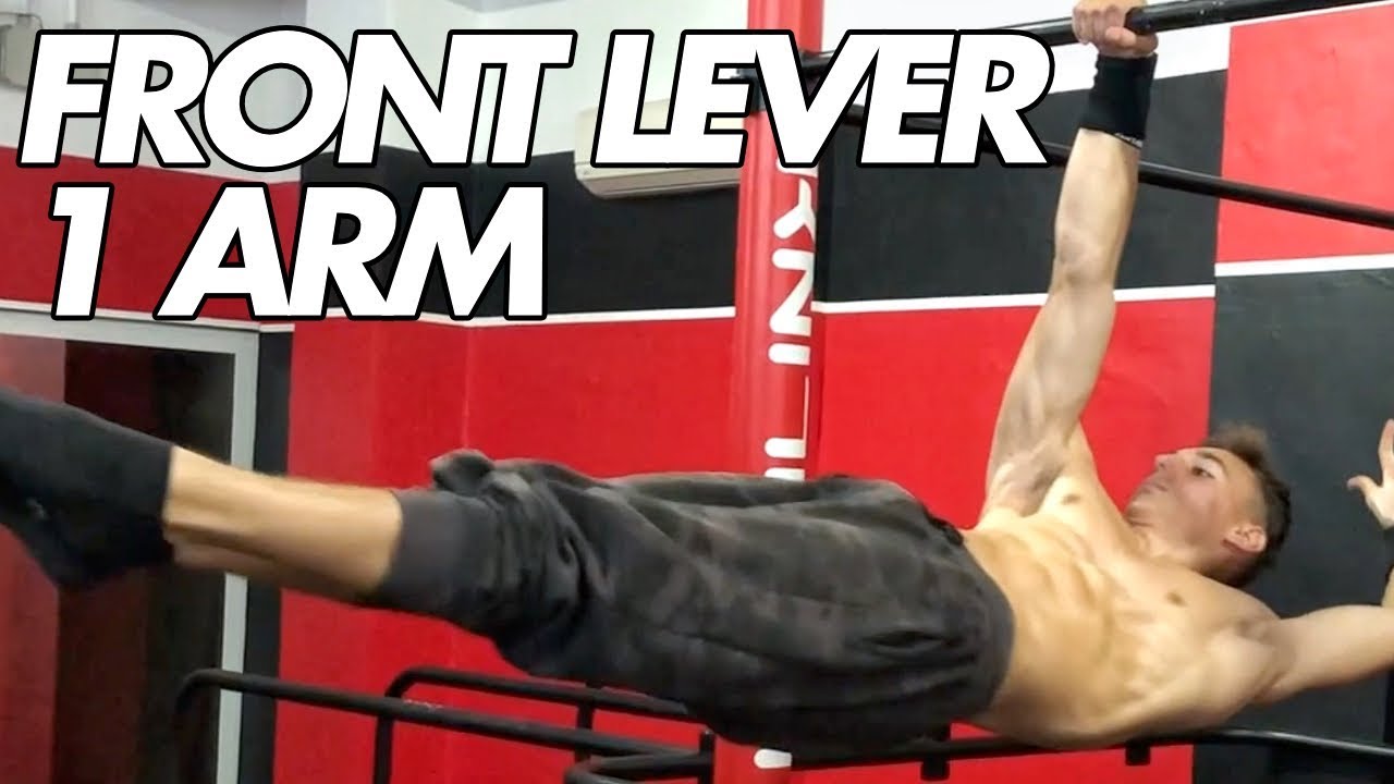 👍 ONE ARM FRONT LEVER W/Lucian Stanut