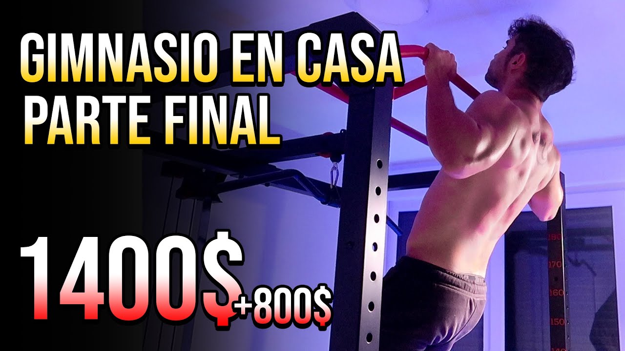 Me he GASTADO al final 1400$ + 800$ 🛠 CONSTRUYO MI PROPIO GYM EN CASA - parte FINAL