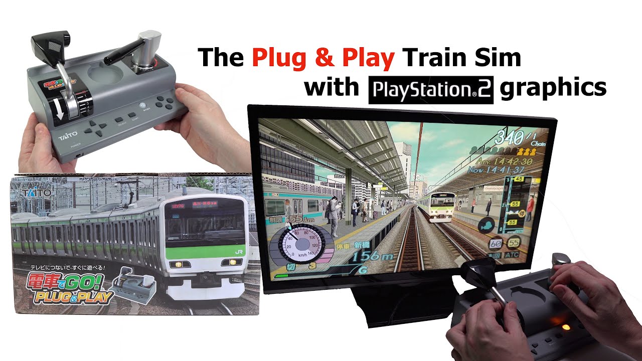 Densha de Go! Plug & Play TV Game Train Simulator — удивительно функциональная специализированная...