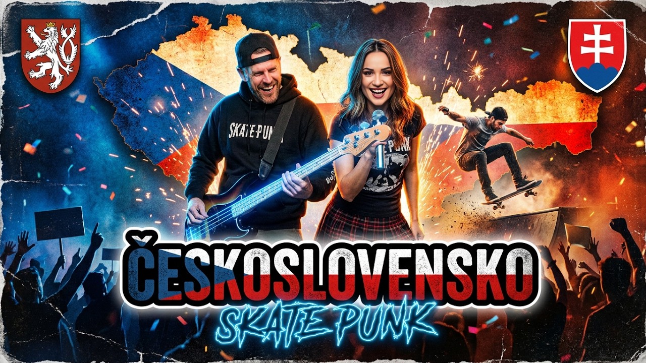 ČESKOSLOVENSKO BRATSTVO 🛹 SKATE PUNK 🎸 Pieseň o česko-slovenskom bratstve od DIGITAL PILSEN