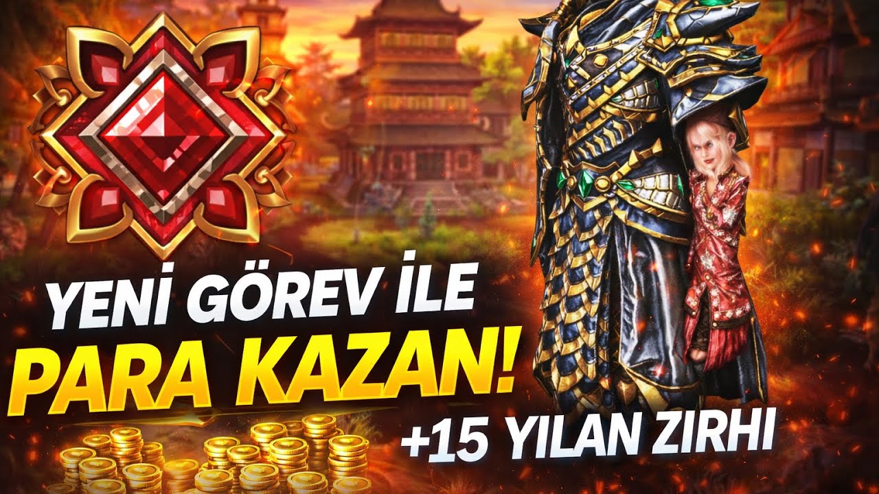 +15 YILAN ZIRHI DENEDİM! 😱 Mükemmel Yakut & Elmas + Yeni Bilinmeyen Görev! 🔥