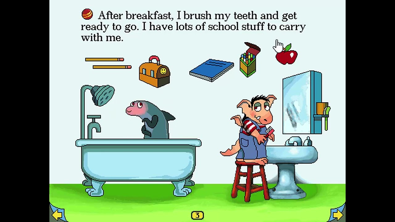 Living Books: Little Monster at School Full Playthrough