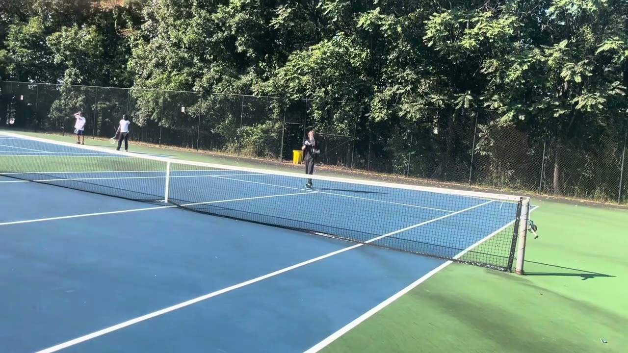 Watching my friends play unfied tennis @Nick the slick23 @k3grinds make sure to comment 