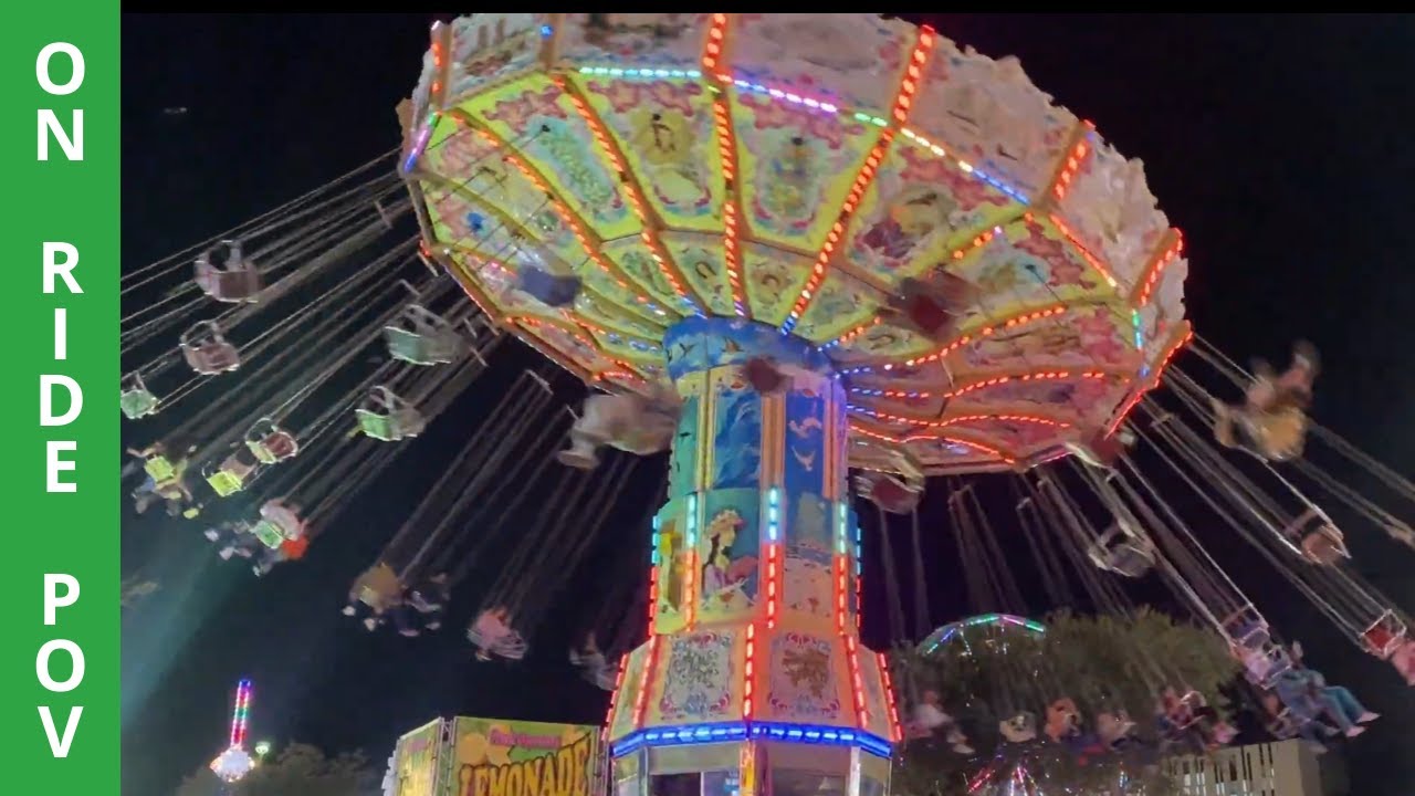 Wave Swinger On Ride POV | Miami Dade County Fair 2021