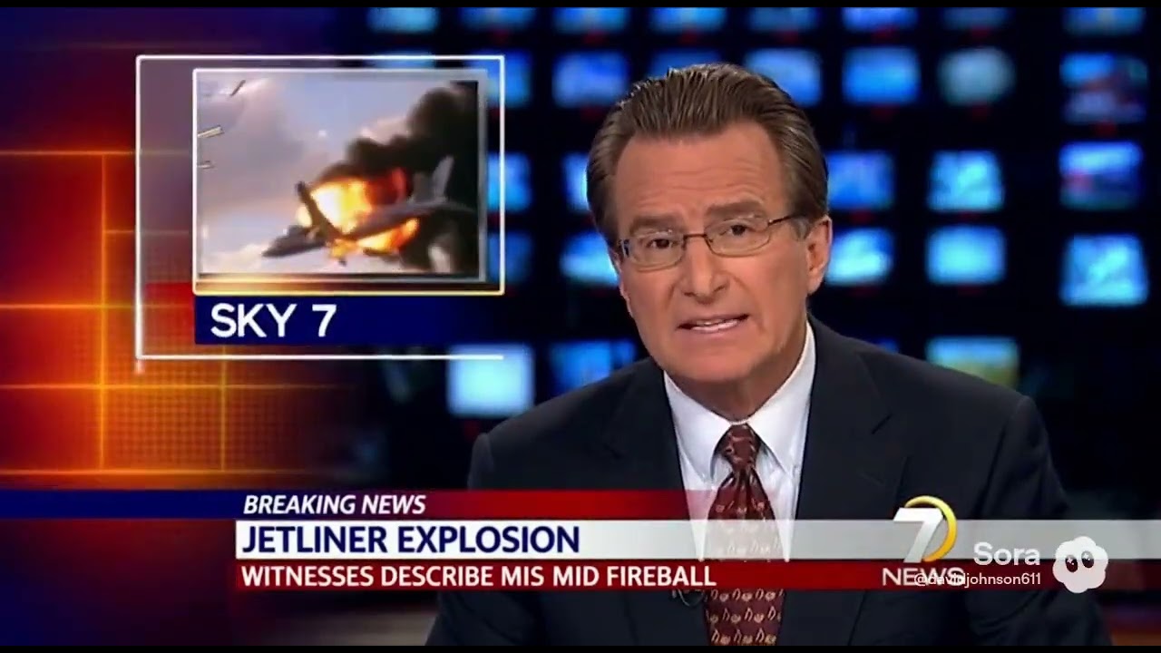 Breaking News Jetliner Explosion Running At The Airport In The Toys Store 