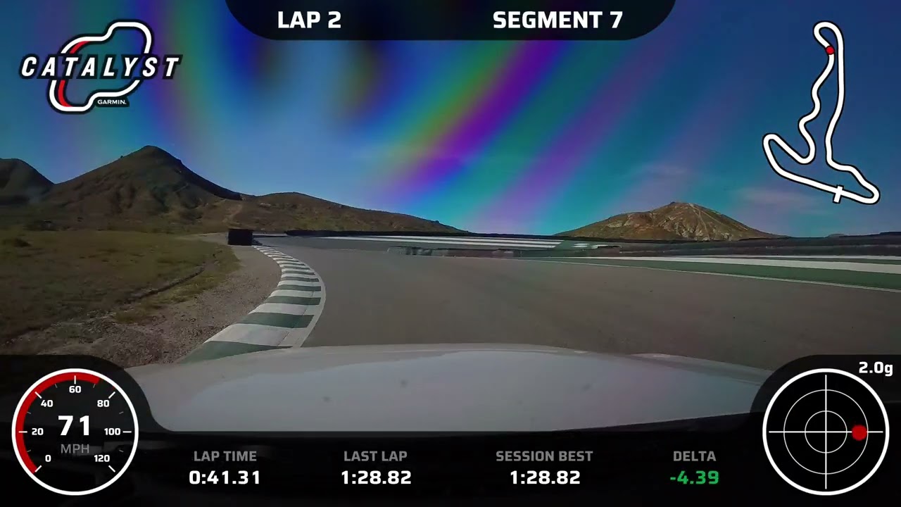 2024 G87 M2 Streets of willow CW 1:22.2 recorded with garmin catalyst 2
