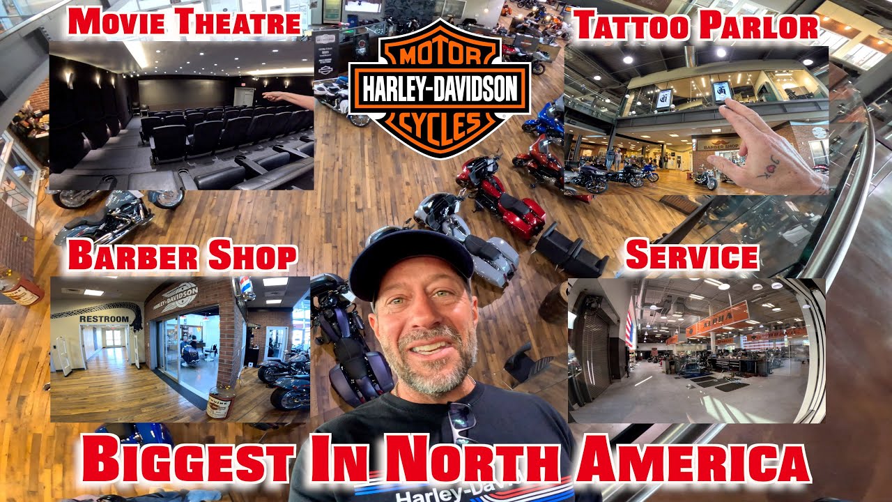 Biggest Harley Davidson Dealership In North America - It's Impressive !!!!