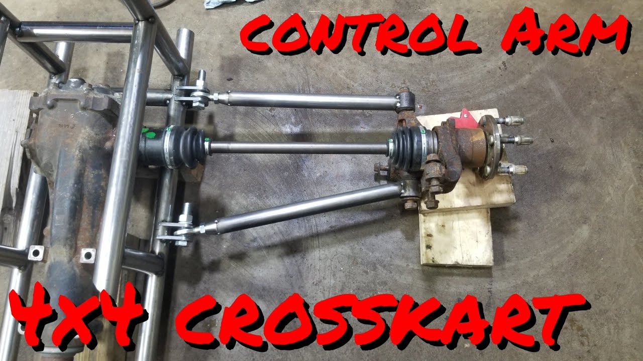 4x4 CROSSKART Build! 600cc Offroad Buggy - Subaru Drivetrain! Control Arm! +Tacoma Mod!