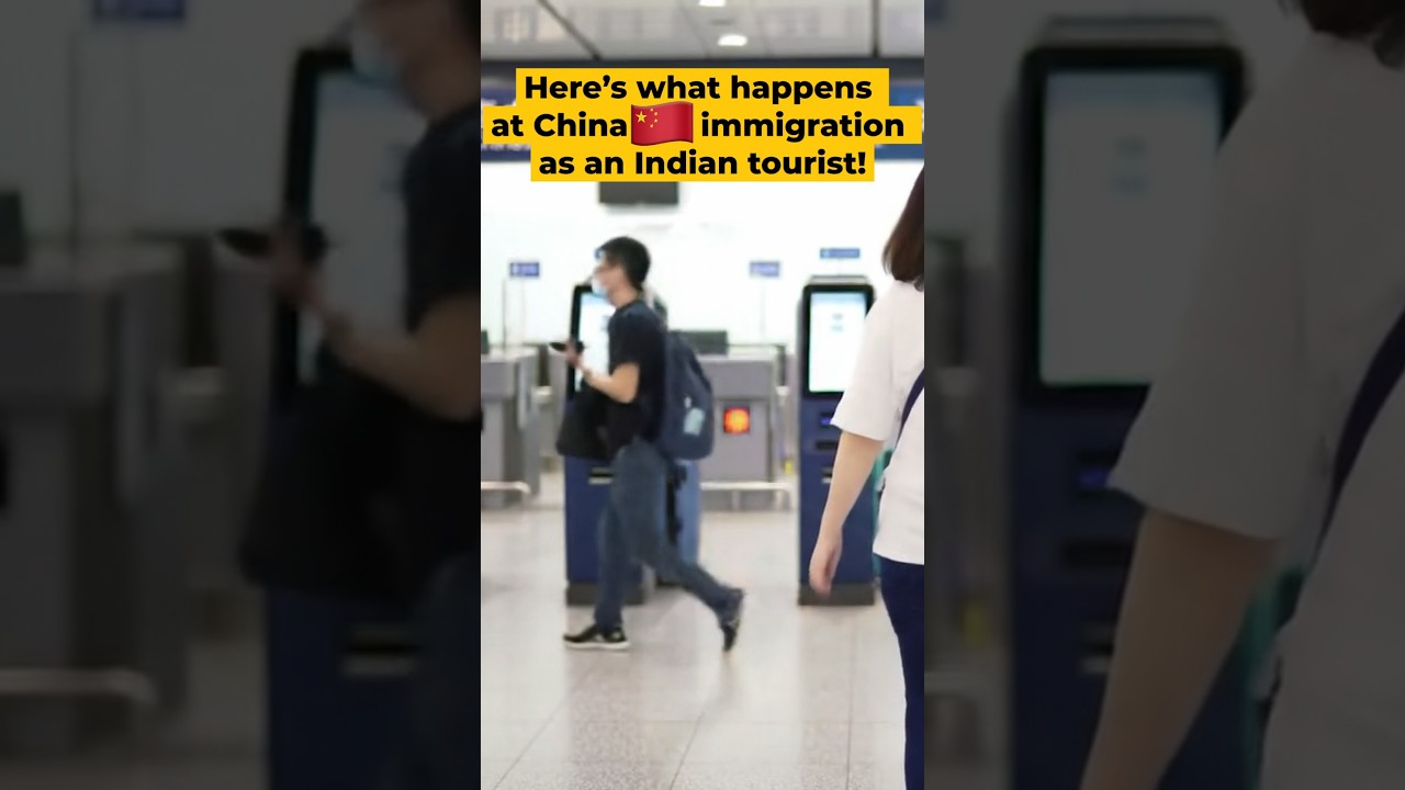 Immigration Experience in China 🇨🇳 | Indian Traveler Entry #wanderingmonk #travel #china