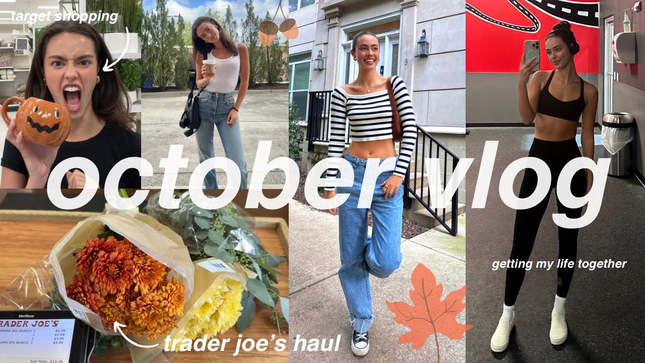 WEEKLY VLOG | fall shopping, Trader Joe&rsquo;s haul, girls night