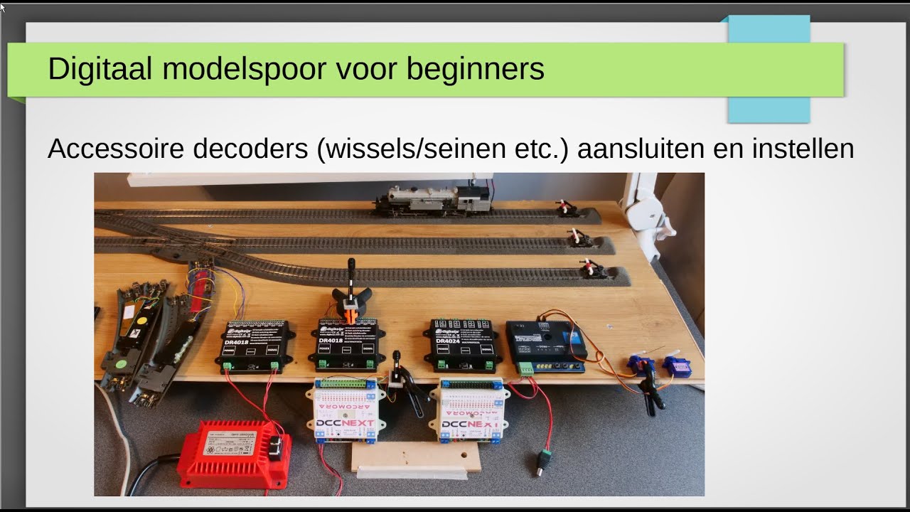 Digitaal modelspoor voor beginners deel 11 - decoders voor wissels en seinen aansluiten en instellen