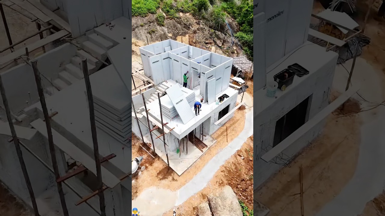 How to make a styrofoam house in one day spending little money. #foryou #ytshorts #didyouknow #fyp