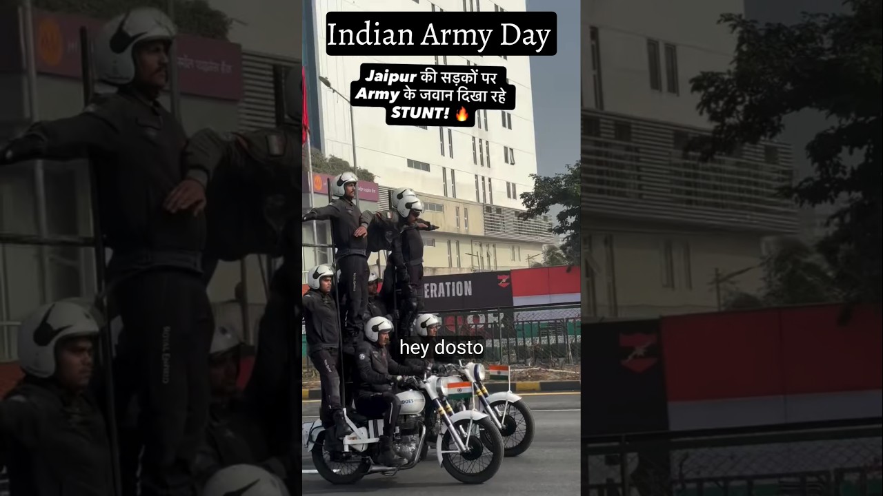 Indian Army Day 15 January 2026 in Jaipur | Indian Army Prade Show | fighter plan , missiles, stunts