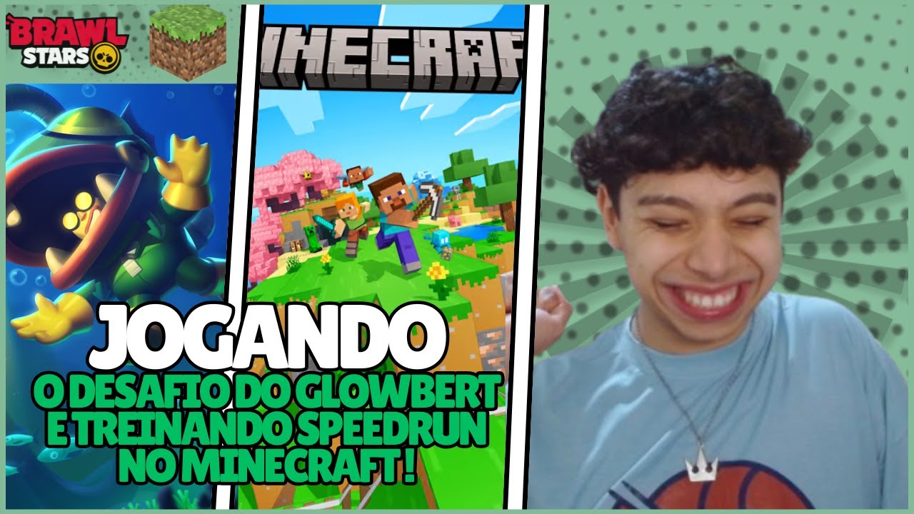 🔴FAZENDO O DESAFIO DO GLOWBERT E TREINANDO SPEEDRUN PRA CORRIDA DOS BOBOS!
