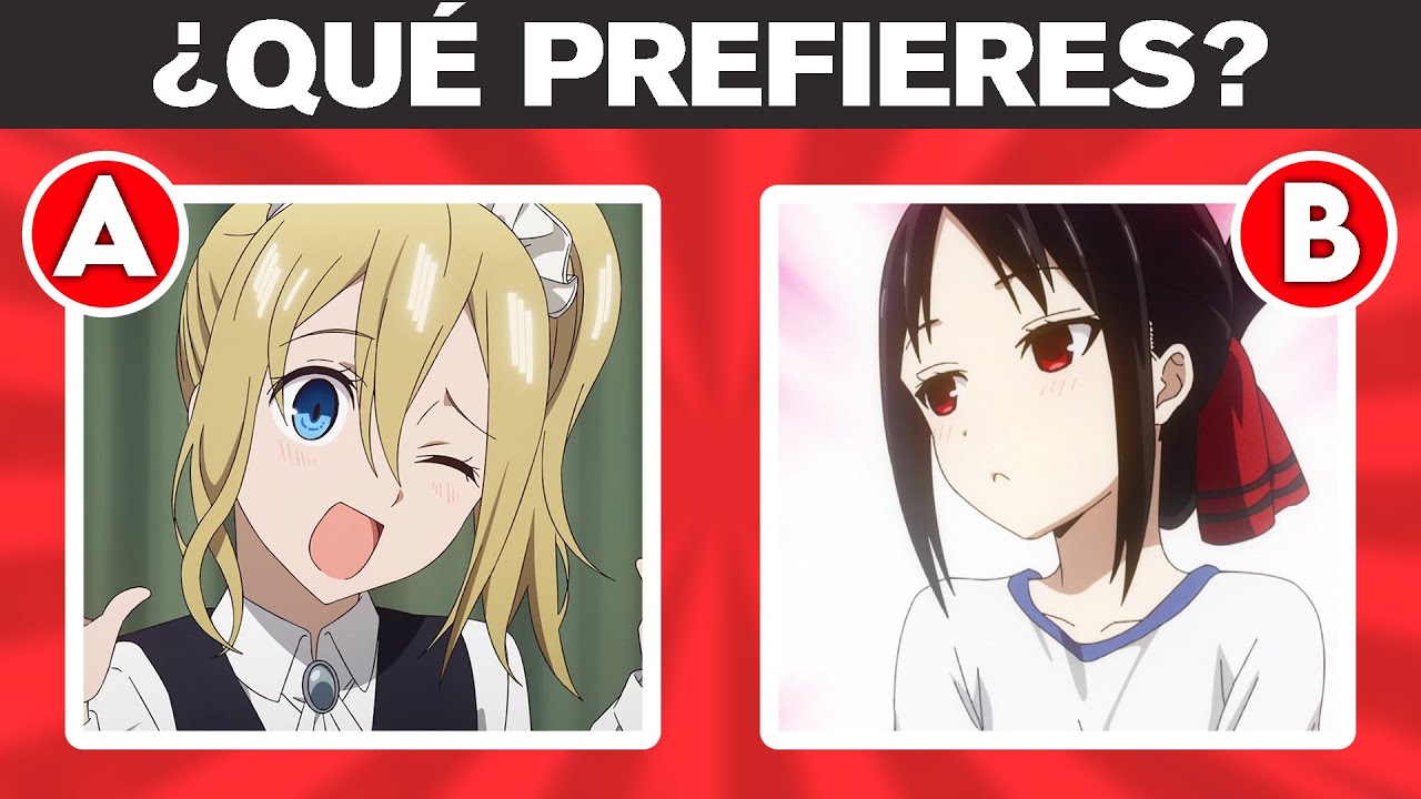 QUÉ PREFIERES VERSION ANIME 🥊🎮 ELIGE 1 PERSONAJE ANIME | TRIVIA ANIME OTAKU ✅