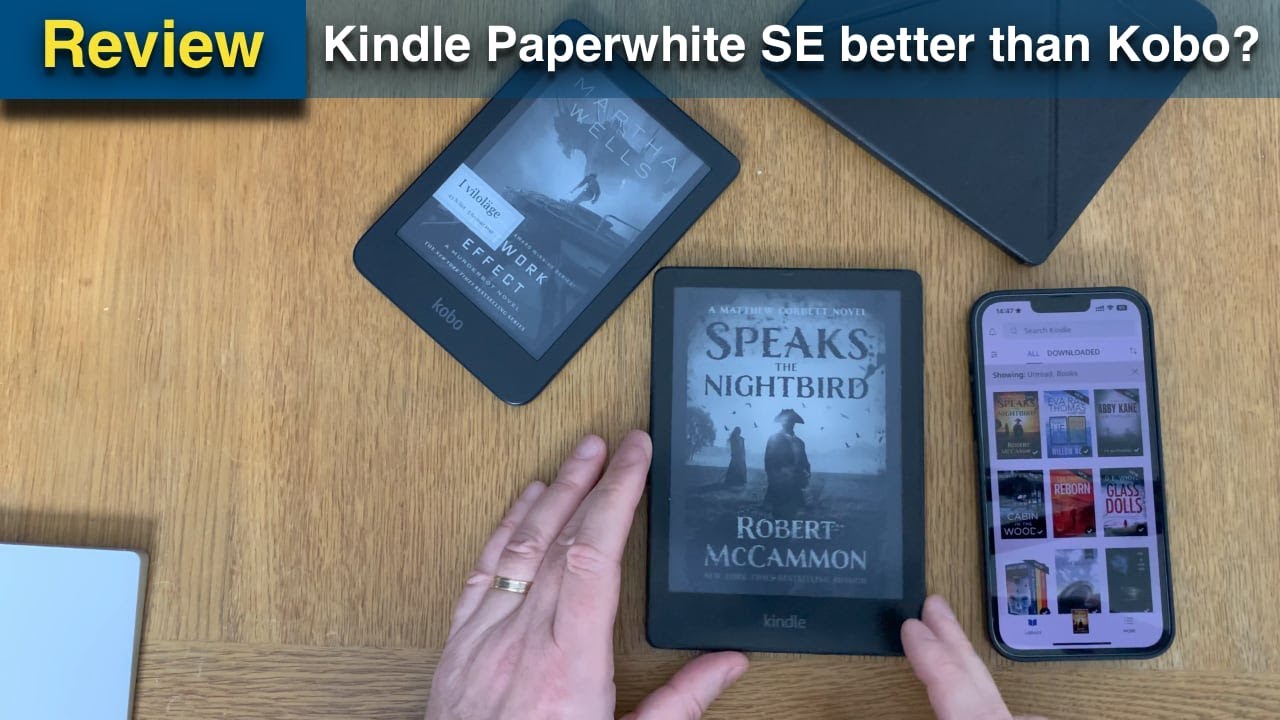 e-Reader Review: Kindle Paperwhite Signature Edition 2022 vs Kobo Clara 2e Kobo Libra H2O