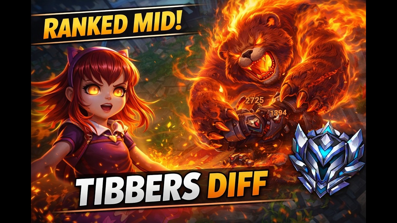 Tibbers Deletes Zed! Annie Mid Carry | Wild Rift Ranked #4