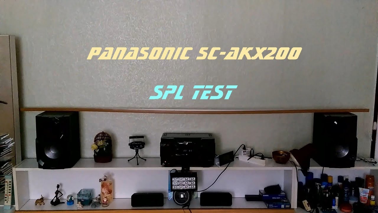 Panasonic sc-akx200 - SPL test 🎧