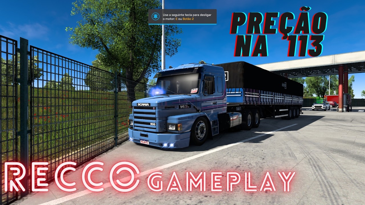 ETS 2 Pegando o trecho com a 113 qualificada