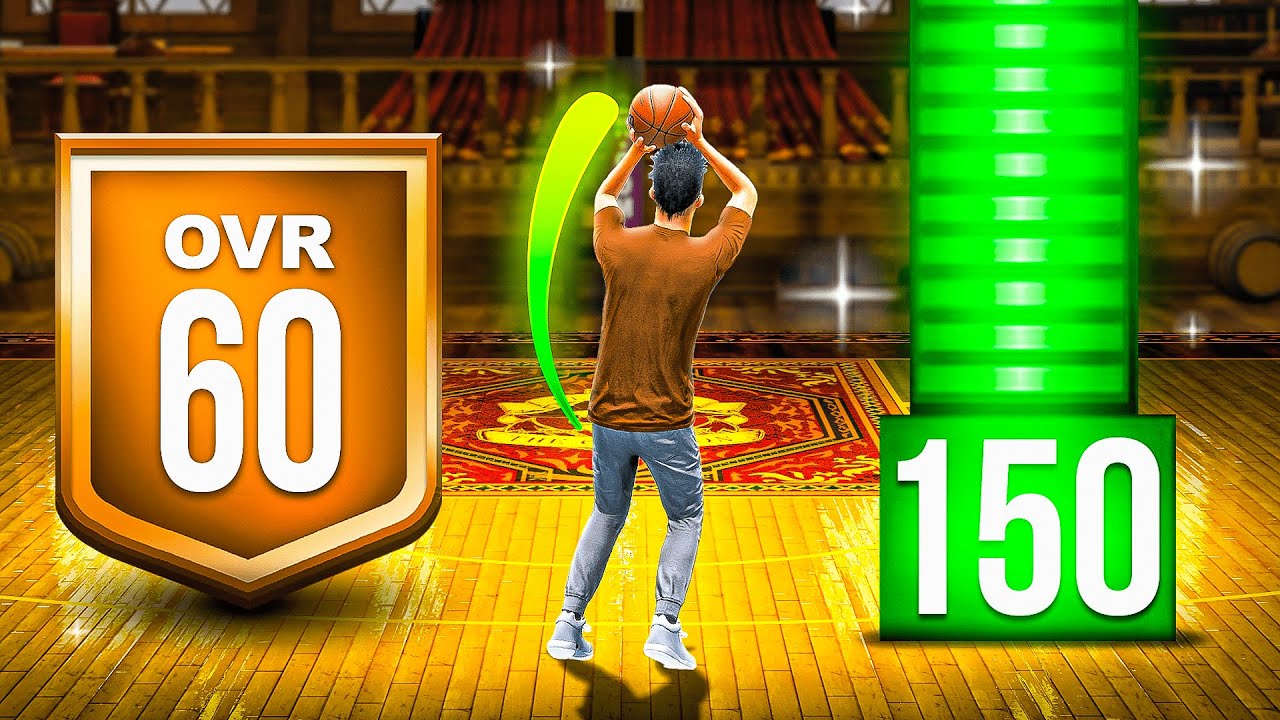 I Used a 60 OVERALL But with a 150 3PT RATING..(NBA 2K23)