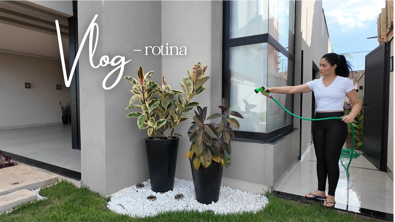 vlog: rotina de dona de casa, lavando roupas, limpando o quintal e cuidando do lar