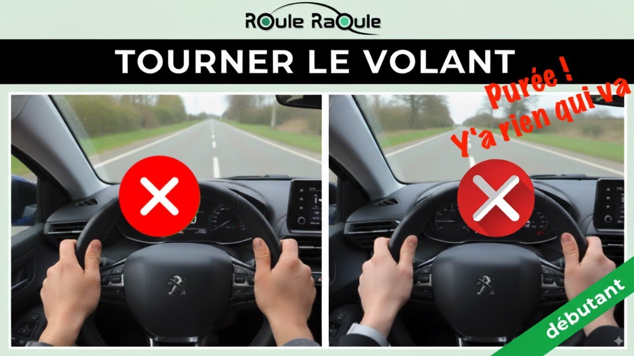 Tourner le Volant Permis : Geste, Position des Mains & R&eacute;flexes Essentiels #VolantPermis #Permis2025