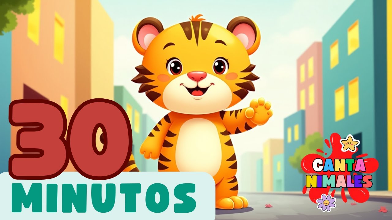 Música Infantil del Tigre Rayitas 🐯 | Aventura Musical por la Naturaleza 🌳