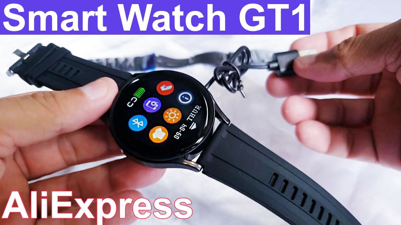 SmartWatch GT1 - Testando Relógio Inteligente - AliExpress