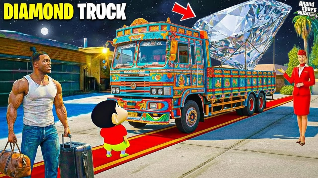Franklin & Shinchan Touch Anything Becomes DIAMOND | Luxury Life Story