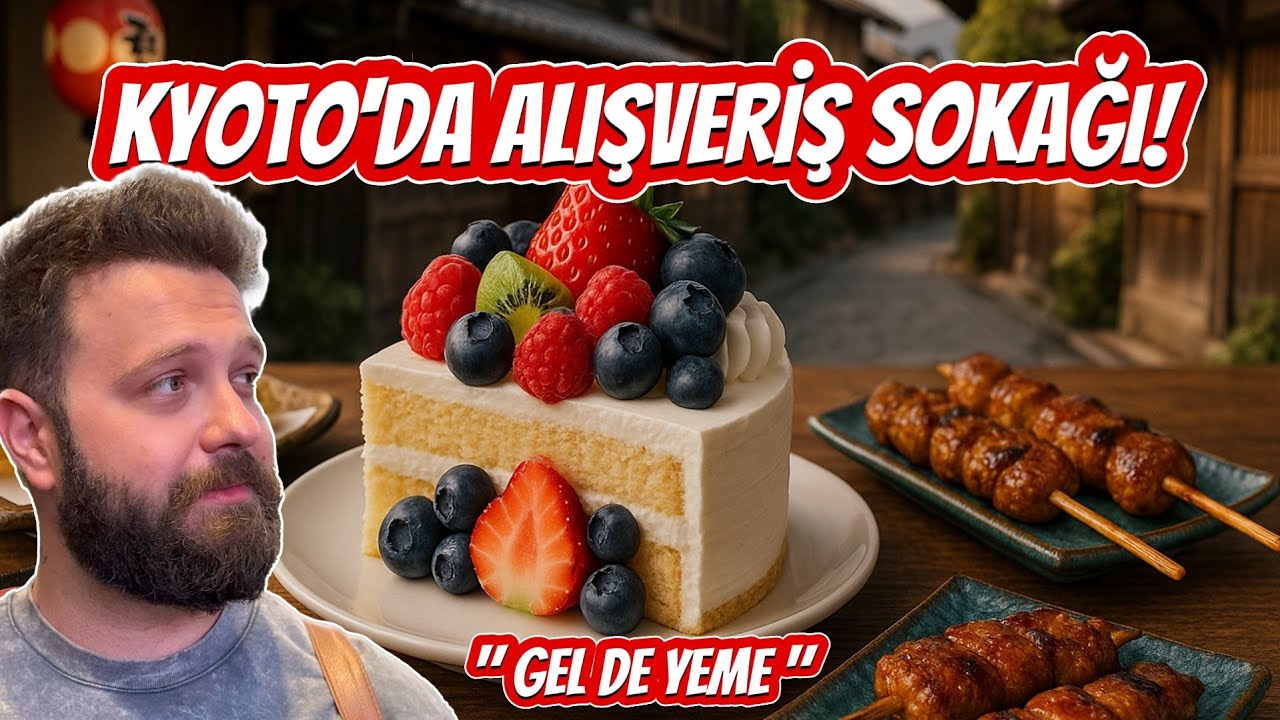 Kyoto’da Lezzet Avı! 🥢 Meyveli Pasta ve Japon Mutfağı
