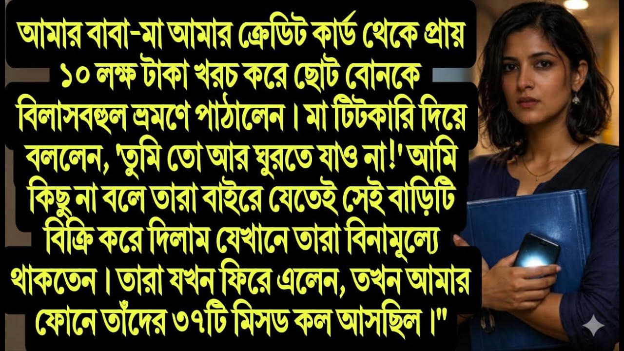 বাবা-মা বড় মেয়ের টাকা নিয়ে ছোট মেয়েকে ঘুরতে পাঠানোয়, বড় মেয়ে প্রতিশোধ হিসেবে তাঁদের থাকার বাড়িটিই...