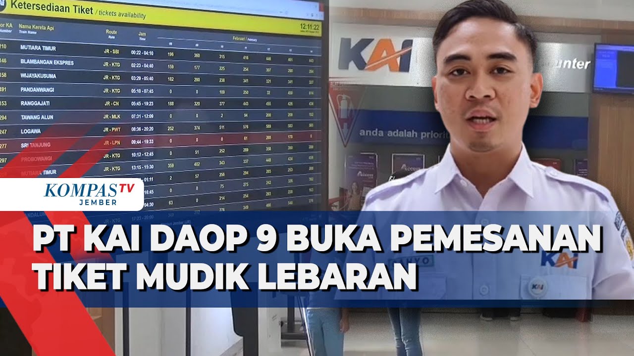 Pemesanan Tiket Kereta Lebaran 2025 Dibuka! Segera Amankan Kursi Anda