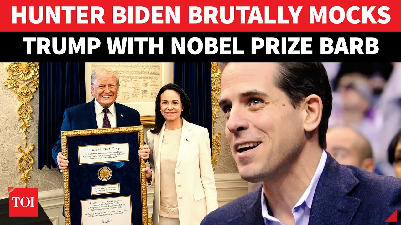 'ENDED WAR 38 TIMES': Hunter Biden Humiliates Trump With Blunt Iran Claim, Nobel Prize Jab