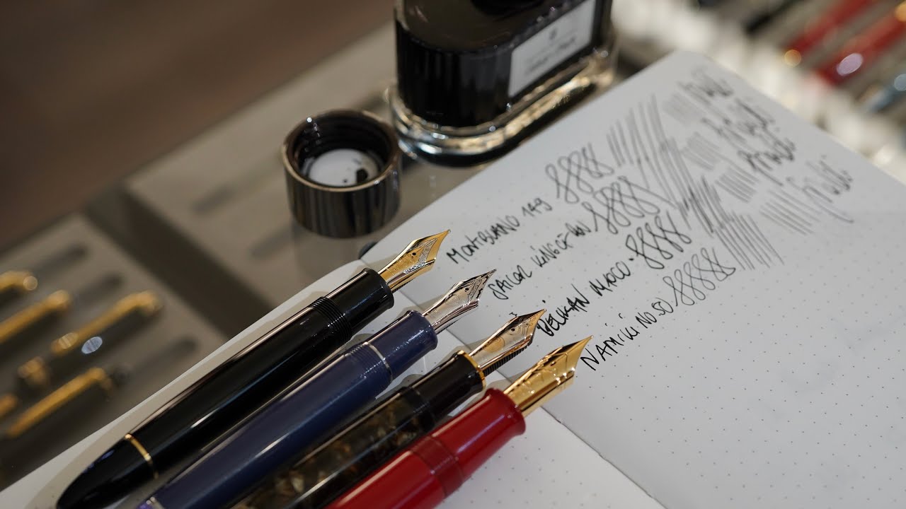 MONTBLANC vs. SAILOR vs. PELIKAN vs. NAMIKI