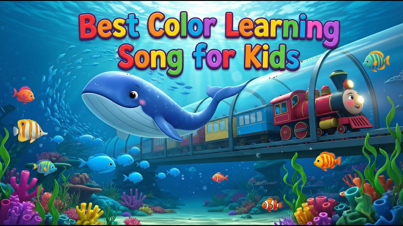 Best Color Learning Song for Kids | Disney Style Animation