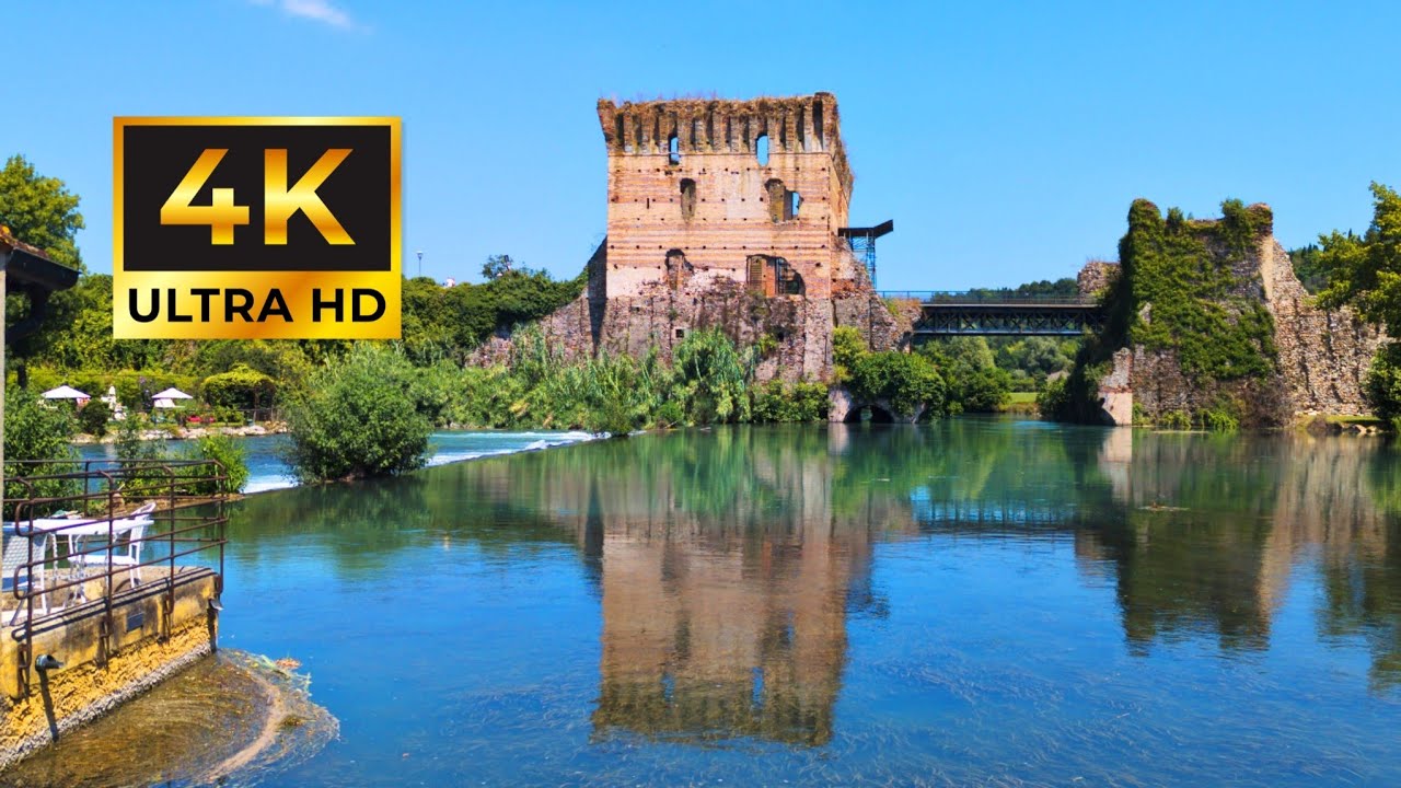 Italy's Borghetto sul Mincio - The must visit hidden gem! 💎 Walking Tour [ 4K UHD ]