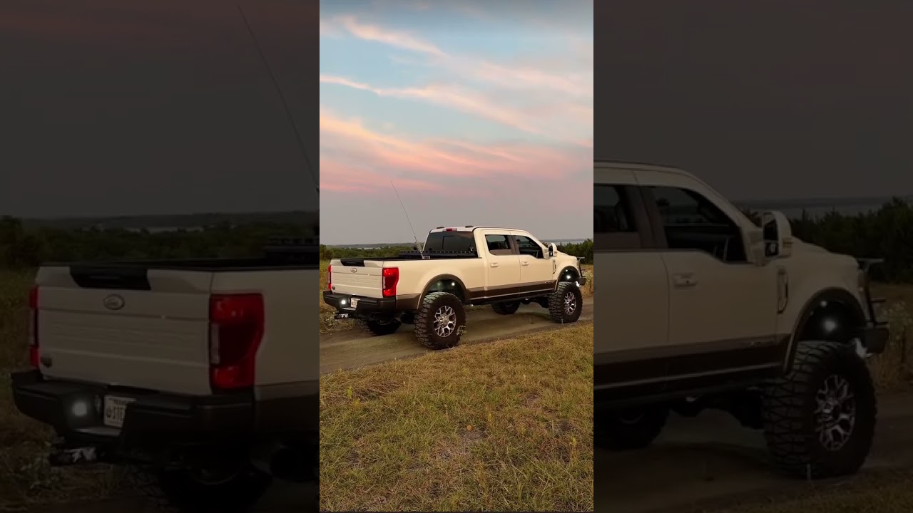 Bubba setup 6.7 with a cowl hood & ranch hand #ford #powerstroke #dieselengine