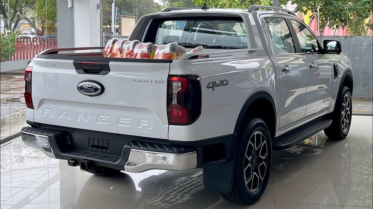 NOVA FORD RANGER LIMITED PLUS 2026 BRANCO ÁRTICO 3.0 V6 DE 250 CV 4X4 EM DETALHES 