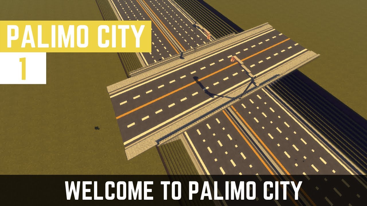 Minecraft Let’s Build A City Timelapse – E1 – Welcome To Palimo City – Downtown Palimo