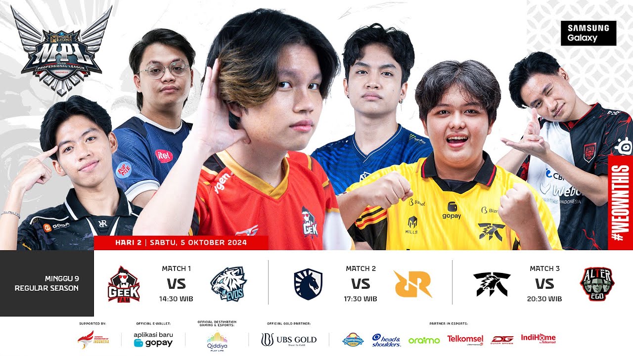🔴 LIVE | MPL ID S14 | Regular Season Hari 2 Minggu 9 | Bahasa Indonesia