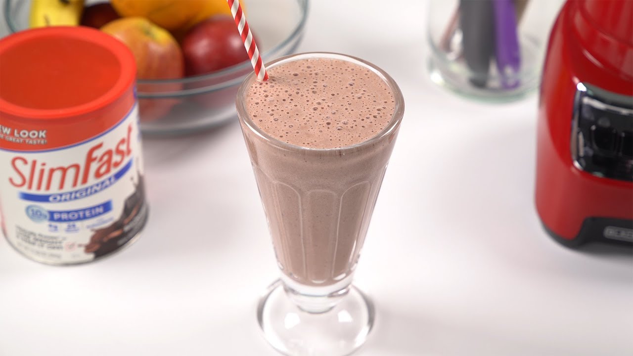 SlimFast Chocolate Cherry Cheesecake Smoothie Recipe