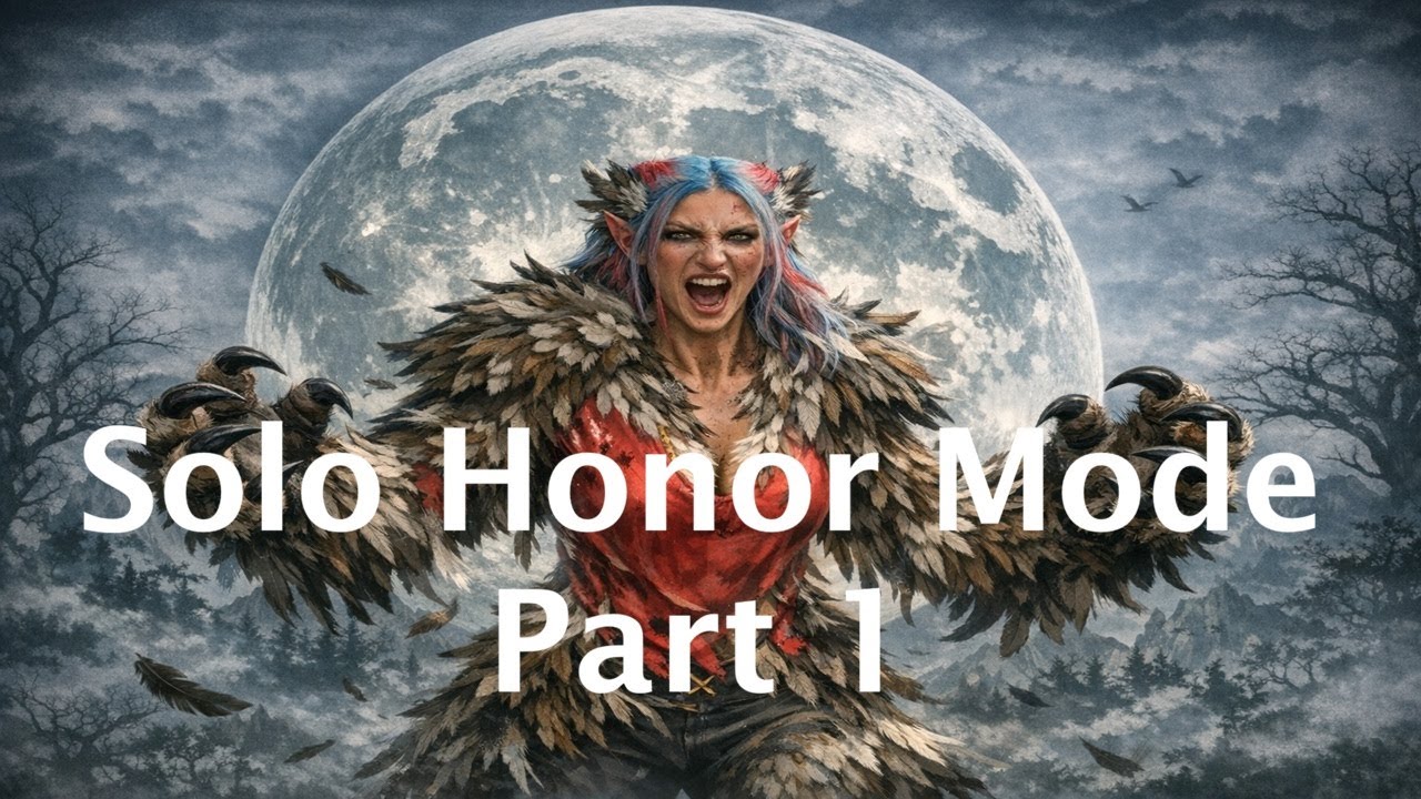 War Domain/Moon Druid Multiclass - Baldur's Gate 3 - Solo Honor Mode Playthrough - Part 1 [1]