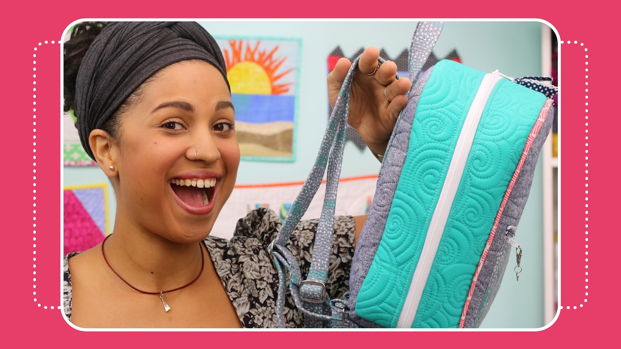 How to Make Fabric Straps for Bags & Backpacks Tutorial by The Crafty Gemini