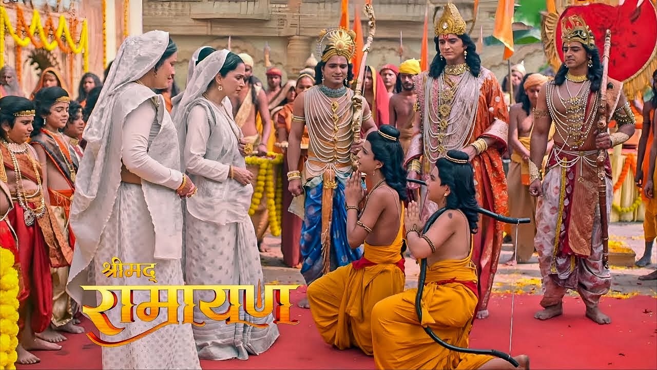 लव-कुश के कदम पड़े दरबार में, कौशल्या-केकई ने लगाया गले || Shrimad Ramayan