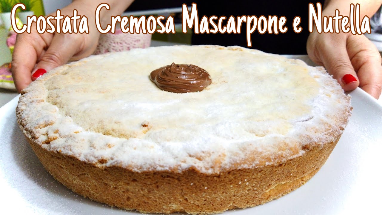 СЛИВОЧНЫЙ ТАРТ С МАСКАРПОНОМ И NUTELLA easy recipe