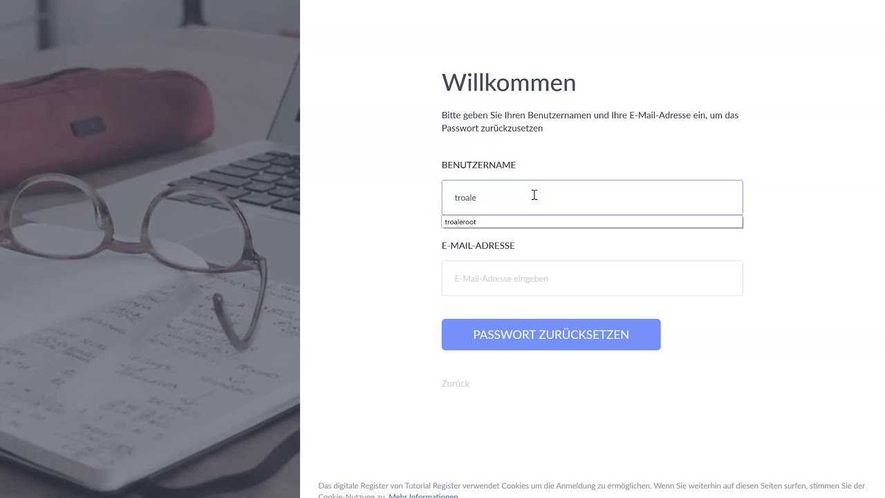 01 Lehrpersonen: Einstieg Kennwort