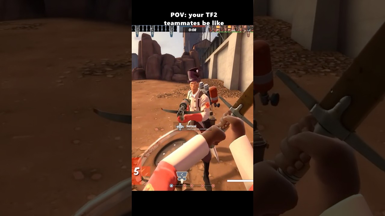 POV: your TF2 teammates be like... #tf2 #gaming #shorts #memes
