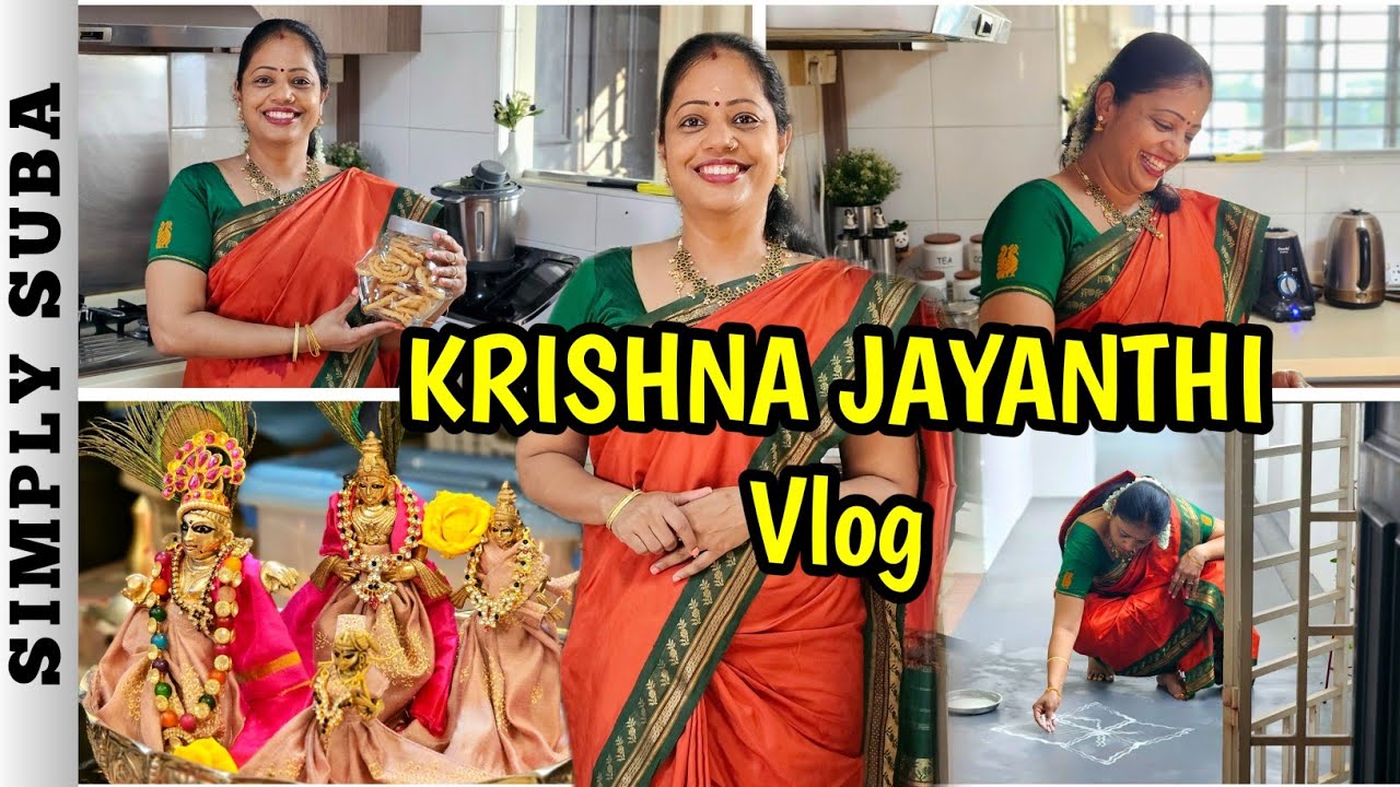 Singapore Lifestyle | Krishna Jayanthi 2024 | அபிஷேகம் & பூஜை for our Kutty Krishna | Pooja Vlog