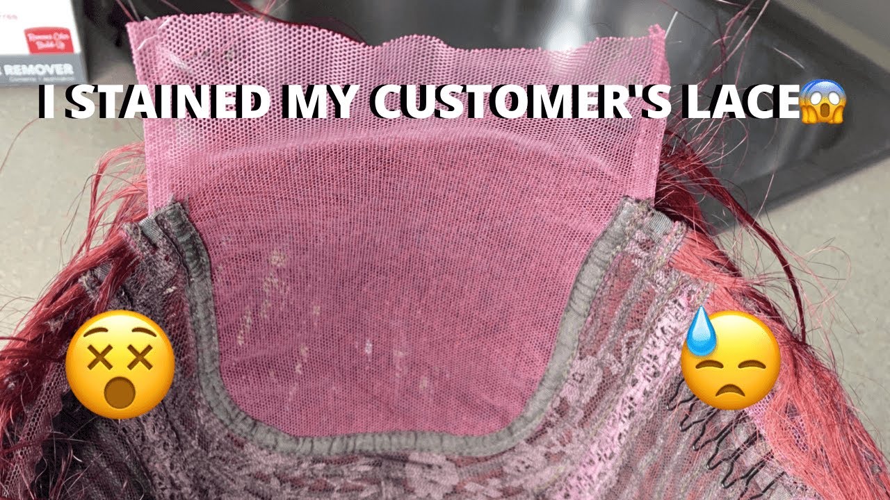I STAINED MY CUSTOMERS LACE😵 | *QUICK FIX*